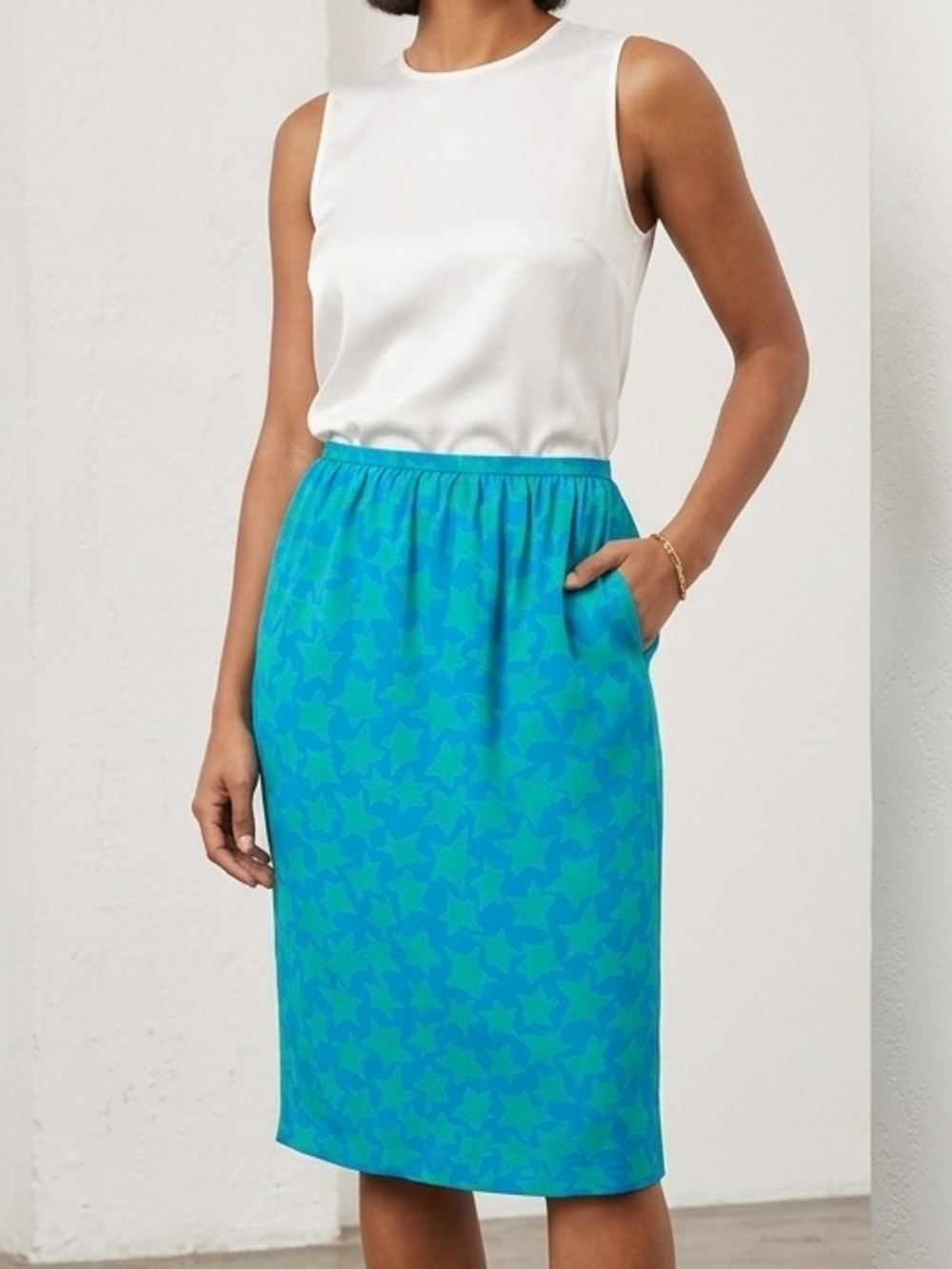 Ports Star Print  Skirt